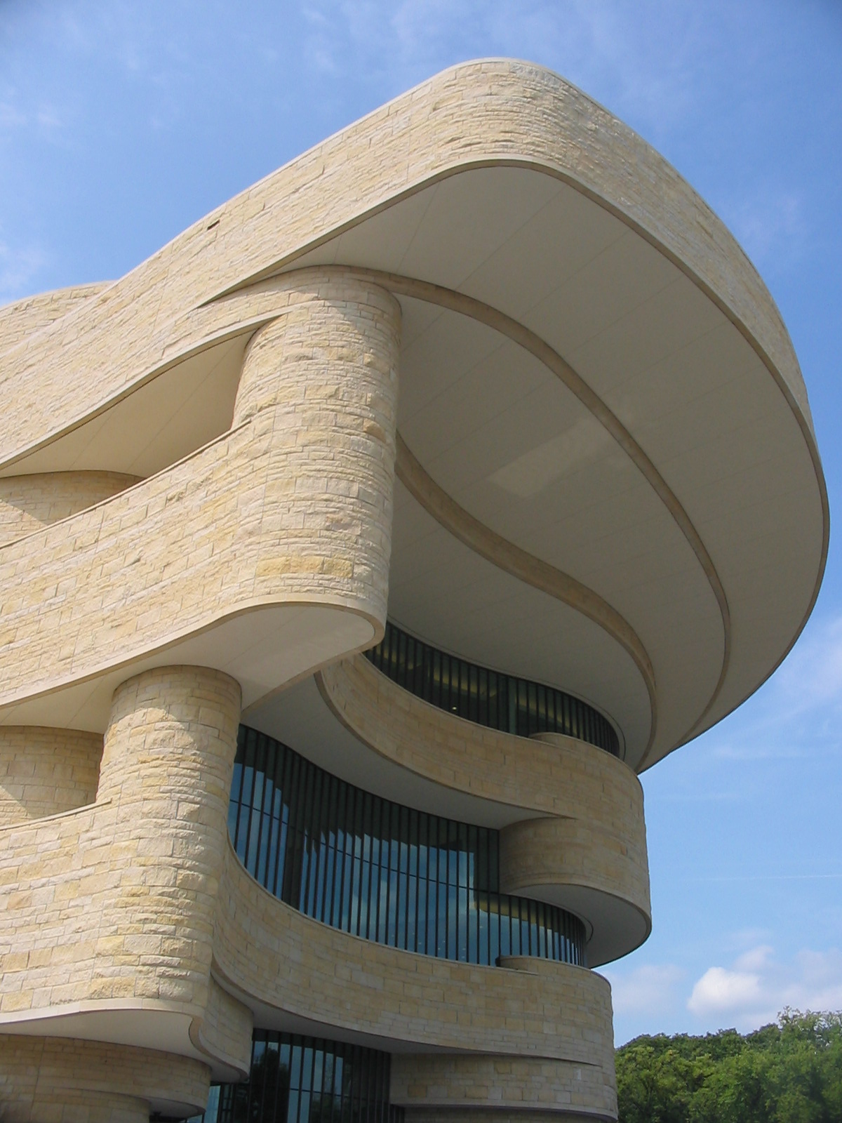 National Museum of the American Indian - Washington, DC - Douglas Cardinal, GBQC Architects, and Johnpaul Jones - 250,000 Sq.Ft - N/A - 2004