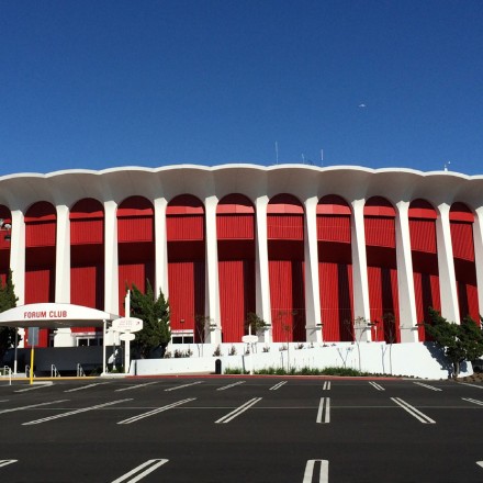 The Los Angeles Forum Renovations - Inglewood, CA - Photo: Rita Pepaj/Wikimedia - Brisbin Brook Beynon Architects - 310,000 Sq.Ft - N/A - 2014
